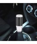 Universal Car Carbon Fiber Metal Gear Shift Knob (Silver)