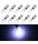 10 in 1 T5 Car Instrument Panel LED Decorative Light (White Light)