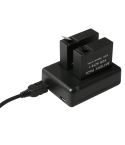 BC-AZ16 Digital Camera USB Dual Batteries Charger for Xiaomi Xiaoyi II 4K