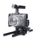 YELANGU YLG0905A Camera Video Cage Handle Stabilizer for Sony A6000/A6300/A6400/A6500(Black)