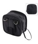 9PCS Nylon Filter Bag with Strap, Size:14×12×6cm(Black)
