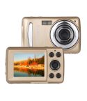 1280x720P HD 4X Digital Zoom 16.0 MP Digital Video Camera Recorder with 2.4 inch TFT Screen(Gold)