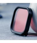 Square Housing Diving Color Lens Filter for GoPro HERO8 Black(Pink)