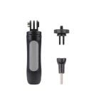 Multi-functional Foldable Tripod Holder Selfie Monopod Stick for GoPro, Insta360, DJI and Other Action Cameras, Length: 12-23cm (Grey)