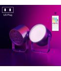 LUXCEO Mood2 RGB Atmosphere Fill Light Desktop Rhythm Pickup Lamp with Remote Control (US Plug)