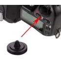 Universal Metal Camera Shutter Release Button, Diameter: 11mm, Thickness: 2mm(Black)