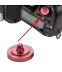 Universal Metal Camera Shutter Release Button, Diameter: 11mm, Thickness: 2mm(Red)