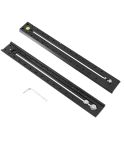 BEXIN B380-50 380mm Length Aluminum Alloy Extended Quick Release Plate for Manfrotto / Sachtler (Black)