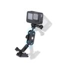 360 Pivot Magic Arm Motorcycle Helmet Mount Adapter Holder (Black)