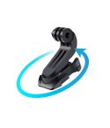 360 Degree Rotation J-Hook Buckle Mount (Black)