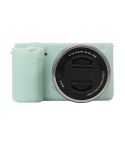 For Sony ZV-E10 Soft Silicone Protective Case (Light Green)