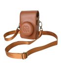 Full Body Camera PU Leather Case Bag with Strap for Ricoh GR / GRII / GRIII, Casio ZR1200 / ZR1500/ ZR2000/ ZR3500, ZR3600 / ZR3700 / ZR5500 (Brown)