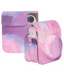 For FUJIFILM instax mini 12 Painted Full Body Leather Case Camera Bag with Strap(Dream Cloud)