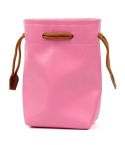 Universal Vintage PU Leather Bundle Pocket Case Bag for Polaroid Mini Camera& Digital Camera without Lens, with Rope Size: 19.5cm x 11.5cm x 7.5cm(Pink)