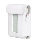 For FUJIFILM Instax mini Link 3 Full Body Leather Case Bag with Strap (White)