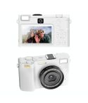 HDC-F01 3.0 inch 5K UHD Photography Digital Camera SLR Camera (White)