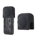 For Insta360 X4 Lens Guard Silicone Protective Cover (Black)