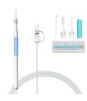 I98 1.3 Million HD Visual Earwax Clean Tool Endoscope Borescope with 6 LEDs, Lens Diameter: 5.5mm (Blue)