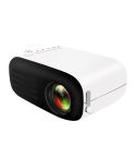 YG200 Portable LED Pocket Mini Projector AV SD HDMI Video Movie Game Home Theater Video Projector(Black and White)