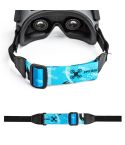 For DJI Avata Goggles 2 STARTRC Headband Elastic Straps(Blue)