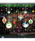 Window Glass Door Removable Christmas Festival Wall Sticker Decoration(6256)