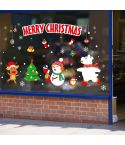 Window Glass Door Removable Christmas Festival Wall Sticker Decoration(6251)