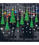 Window Glass Door Removable Christmas Festival Wall Sticker Decoration(6255)