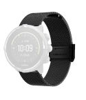 For Suunto 9 Milanese Nice Buckle Replacement Wrist Strap Watchband(Black)