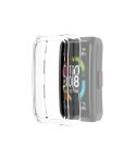 For Huawei Honor Band 6 Half Coverage PC Protective Case(Transparent White)