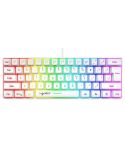 HXSJ V700 61 Keys RGB Lighting Gaming Wired Keyboard (White)