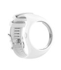 For POLAR M200 Texture Silicone Watch Band, One Size(White)