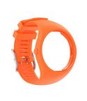 For POLAR M200 Texture Silicone Watch Band, One Size(Orange)