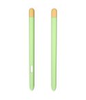 Liquid Silicone Stylus Pen Protective Case for Samsung Galaxy Tab S6 Lite P610 / P615(Green Yellow)