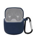 Silicone Earphone Protective Case for JBL Club Pro +, with Hook(Midnight Blue)