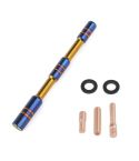 Car Modified Aluminum Signal Antenna Aerial(Roasted Gold)