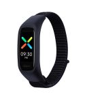 For OPPO Watch Nylon Watch Band(Dark Black)