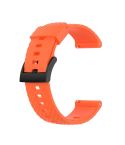 For Suunto 7 24mm Solid Color Silicone Watch Band(Orange)