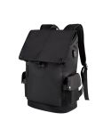 SJ02 13-15.6 inch Universal Large-capacity Laptop Backpack with USB Charging Port(Black)