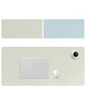 ZD01 Double-sided PU Mouse Pad Table Mat, Size: 90 x 40cm(Mint Green + Sky Blue)