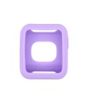 For Xiaomi Redmi Watch Pure Color Silicone Protective Case(Purple)