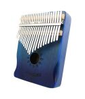 21 Tone Acacia Wood Thumb Piano Kalimba Musical Instruments(Aurora Blue-Sun)
