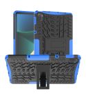 Tire Texture TPU + PC Shockproof Case with Holder For Xiaomi Pad 5 / 5 Pro(Blue)