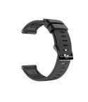 For Polar Grit X Silicone Official Buckle  Watch Band(Black)
