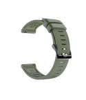 For Polar Grit X Silicone Official Buckle  Watch Band(Army Green)