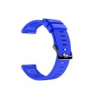 For Polar Grit X Silicone Official Buckle  Watch Band(Blue)