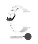 For Polar Vantage V2 Silicone Watch Band(White)