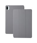 For Xiaomi Pad 5 / Pad 5 Pro Solid Color Magnetic Horizontal Flip Leather Case with Holder(Grey)