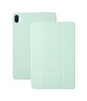 For Xiaomi Pad 5 / Pad 5 Pro Solid Color Magnetic Horizontal Flip Leather Case with Holder(Mint Green)