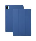 For Xiaomi Pad 5 / Pad 5 Pro Solid Color Magnetic Horizontal Flip Leather Case with Holder(Blue)