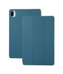 For Xiaomi Pad 5 / Pad 5 Pro Solid Color Magnetic Horizontal Flip Leather Case with Holder(Dark Green)
